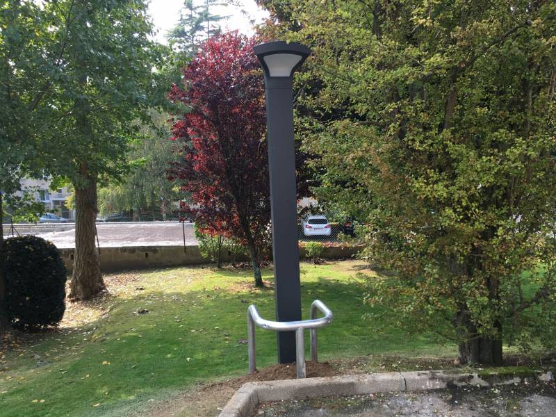 rénovation électrique et éclairage  d'un jardin à sainte adresse